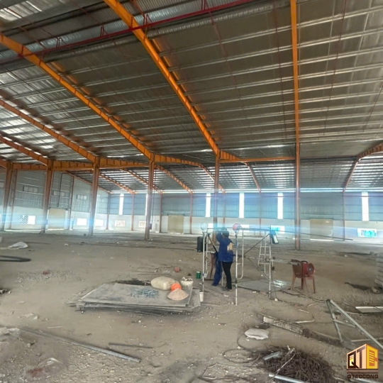 THI CÔNG NHÀ XƯỞNG LONG AN