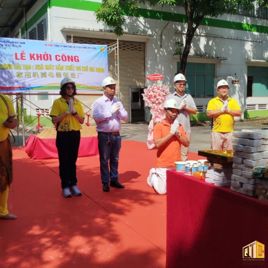 CÔNG TRÌNH CẢI TẠO NHÀ MÁY SẢN XUẤT CƠ KHÍ GIA DỤNG